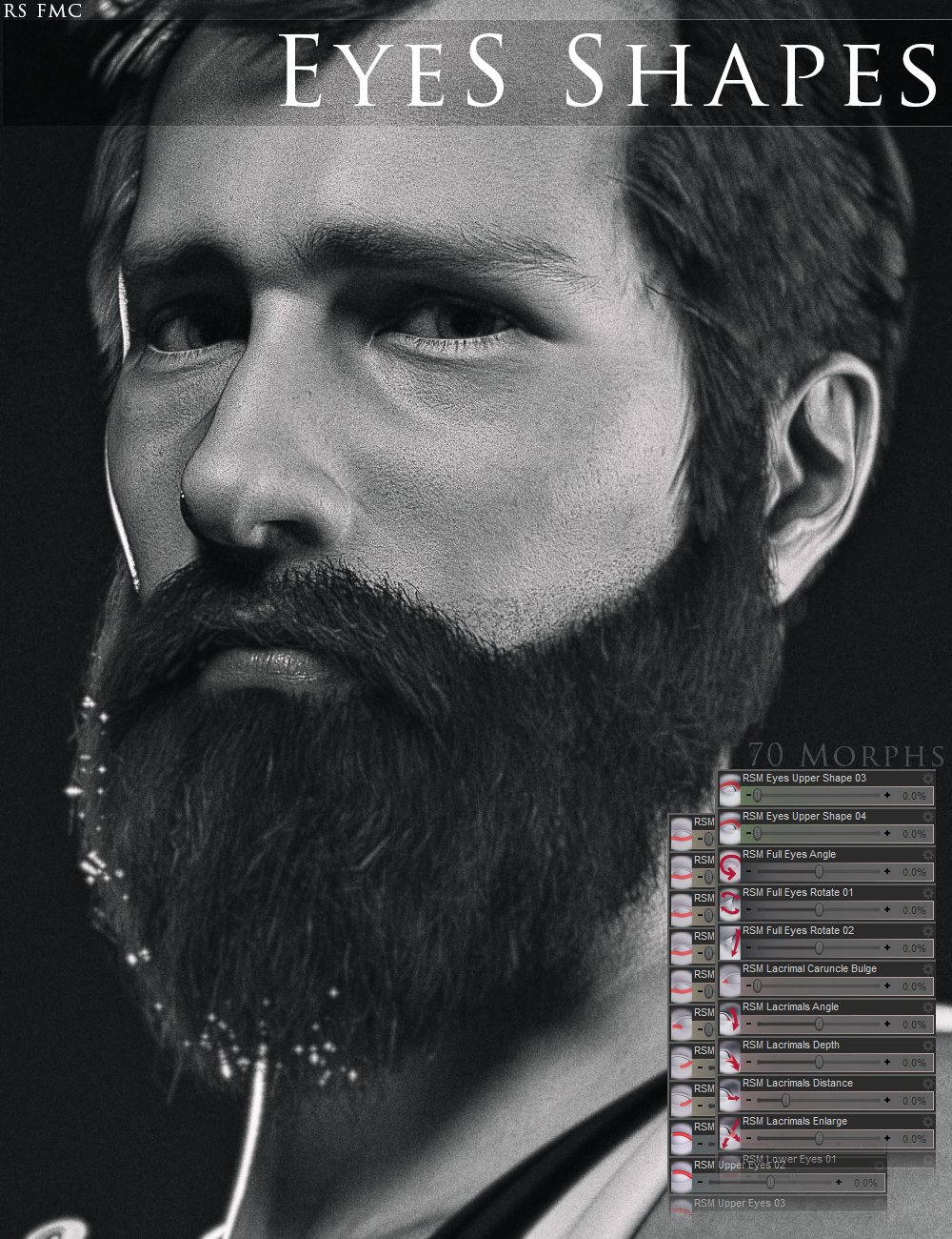 Face Morphs Collection for Genesis 8 Male Face Morphs Collection for Genesis 8 Male by: , 3D Models by Daz 3D