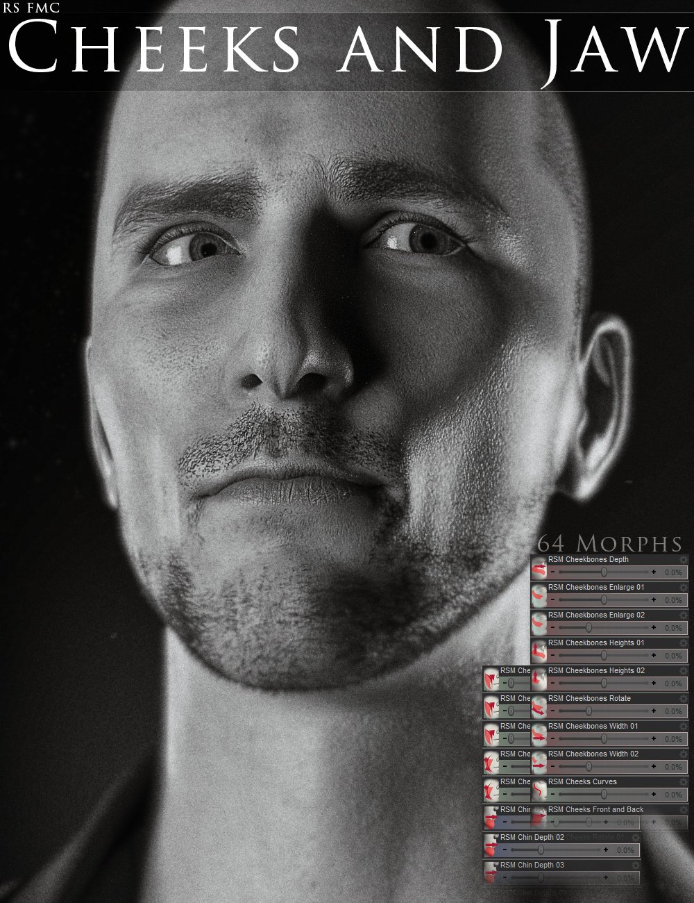 Face Morphs Collection for Genesis 8 Male Face Morphs Collection for Genesis 8 Male by: , 3D Models by Daz 3D