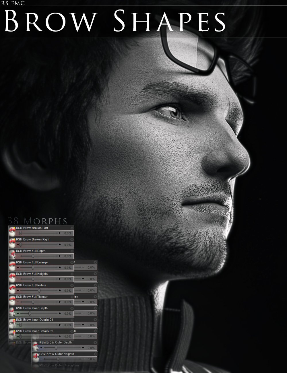 Face Morphs Collection for Genesis 8 Male Face Morphs Collection for Genesis 8 Male by: , 3D Models by Daz 3D