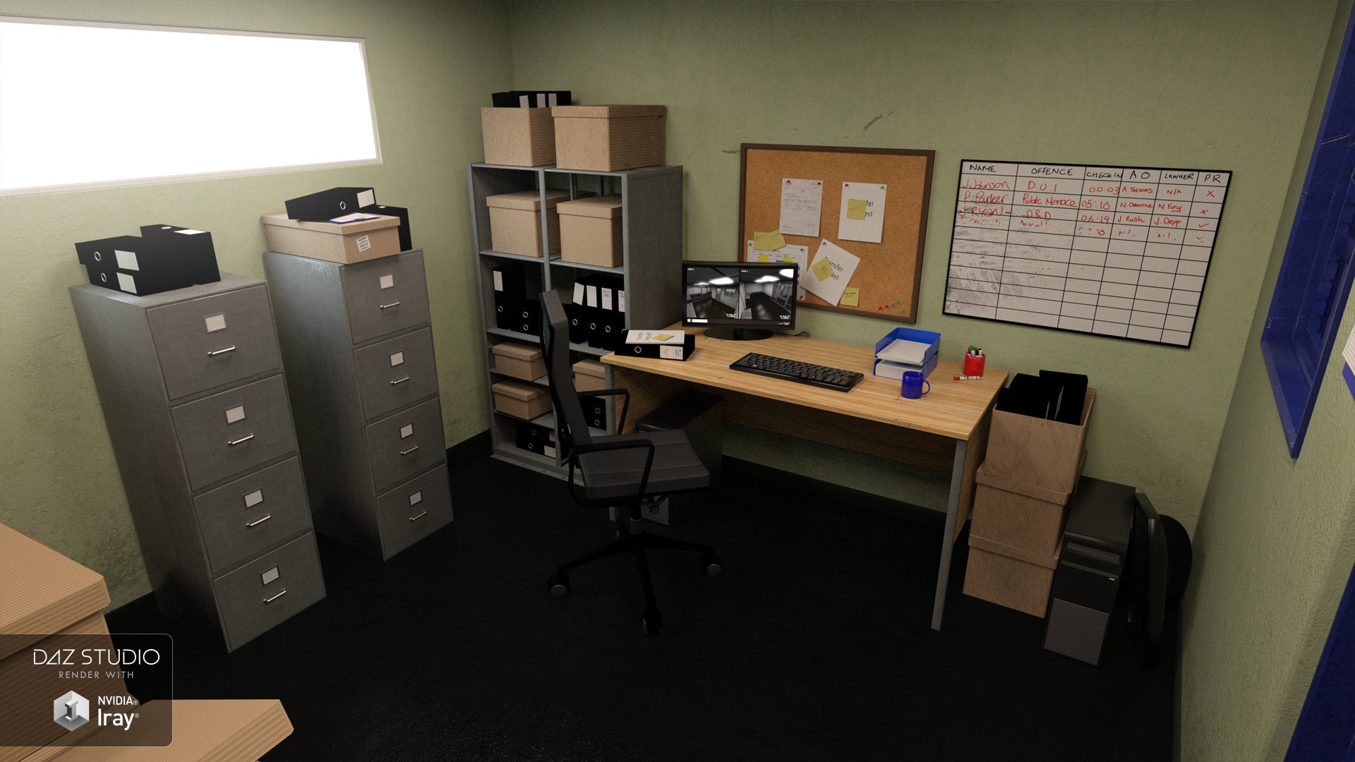 Holding Cell Holding Cell by: Moonscape Graphics, 3D Models by Daz 3D