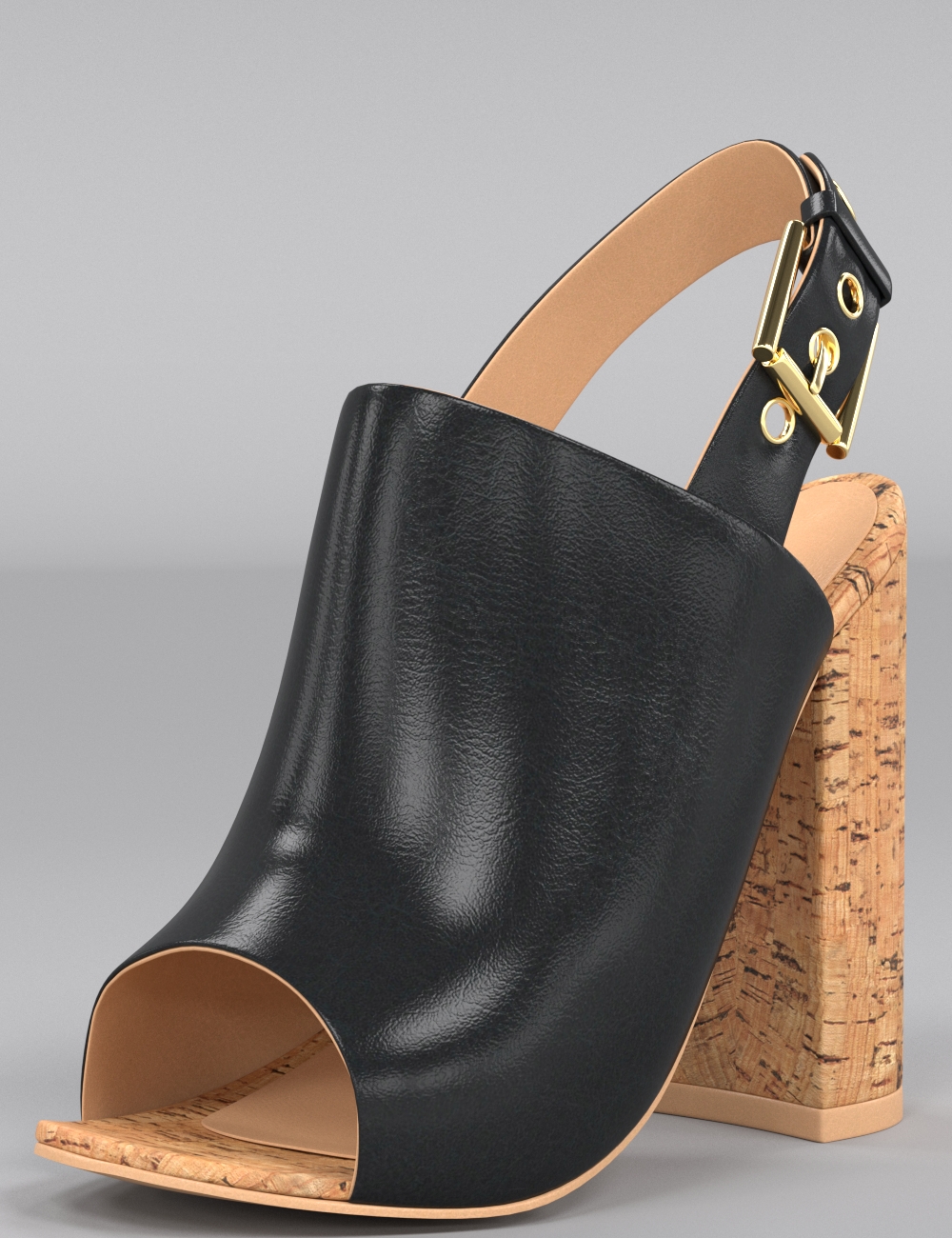 Cork Heels for Genesis 8 Female(s) by: Sapphire3D, 3D Models by Daz 3D