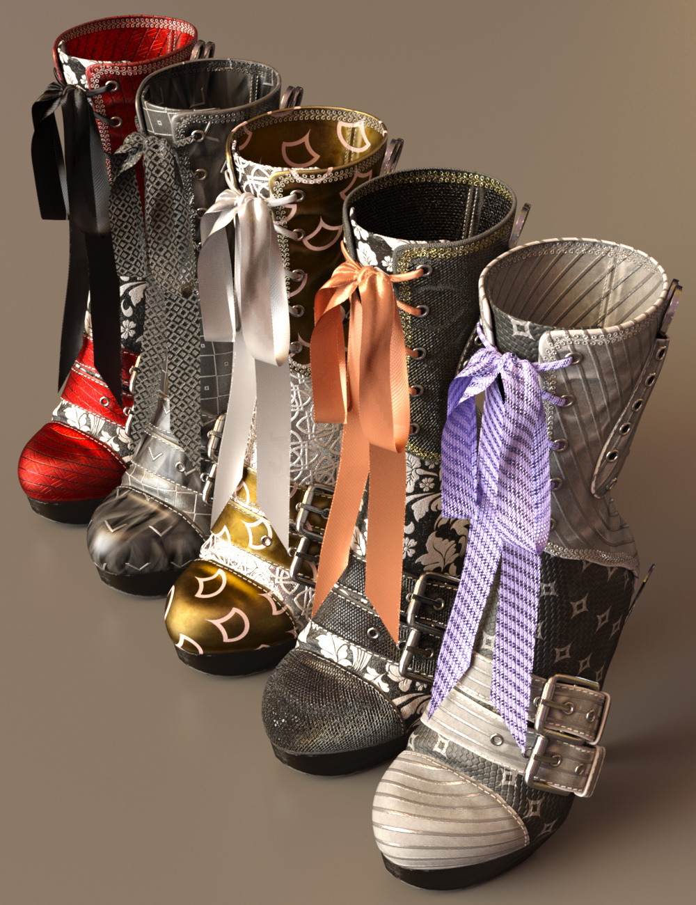 Hair Salon Boots for Genesis 8 Female(s) by: chungdan, 3D Models by Daz 3D