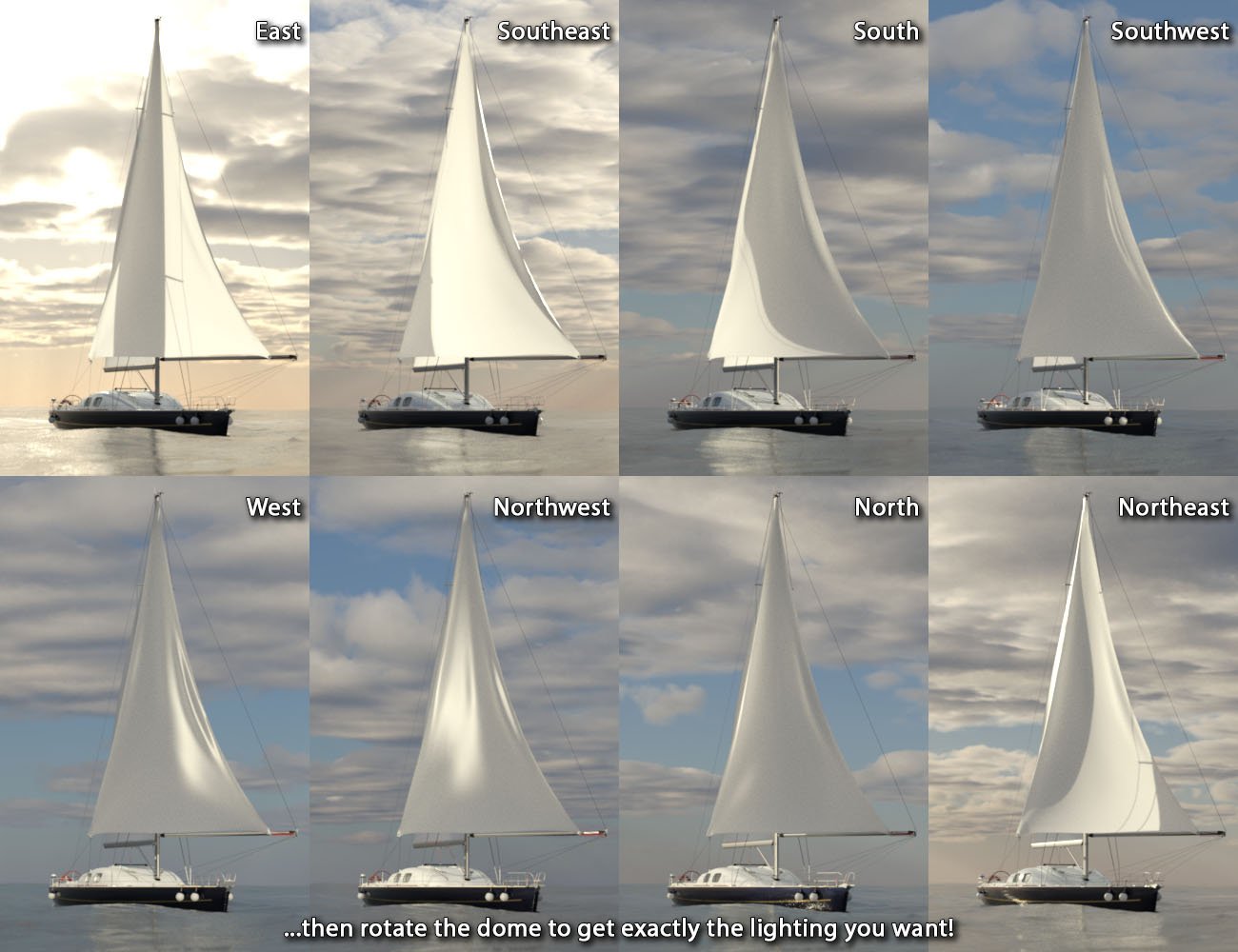 IBL Skies - Cloudy IBL Skies - Cloudy by: Denki Gaka, 3D Models by Daz 3D