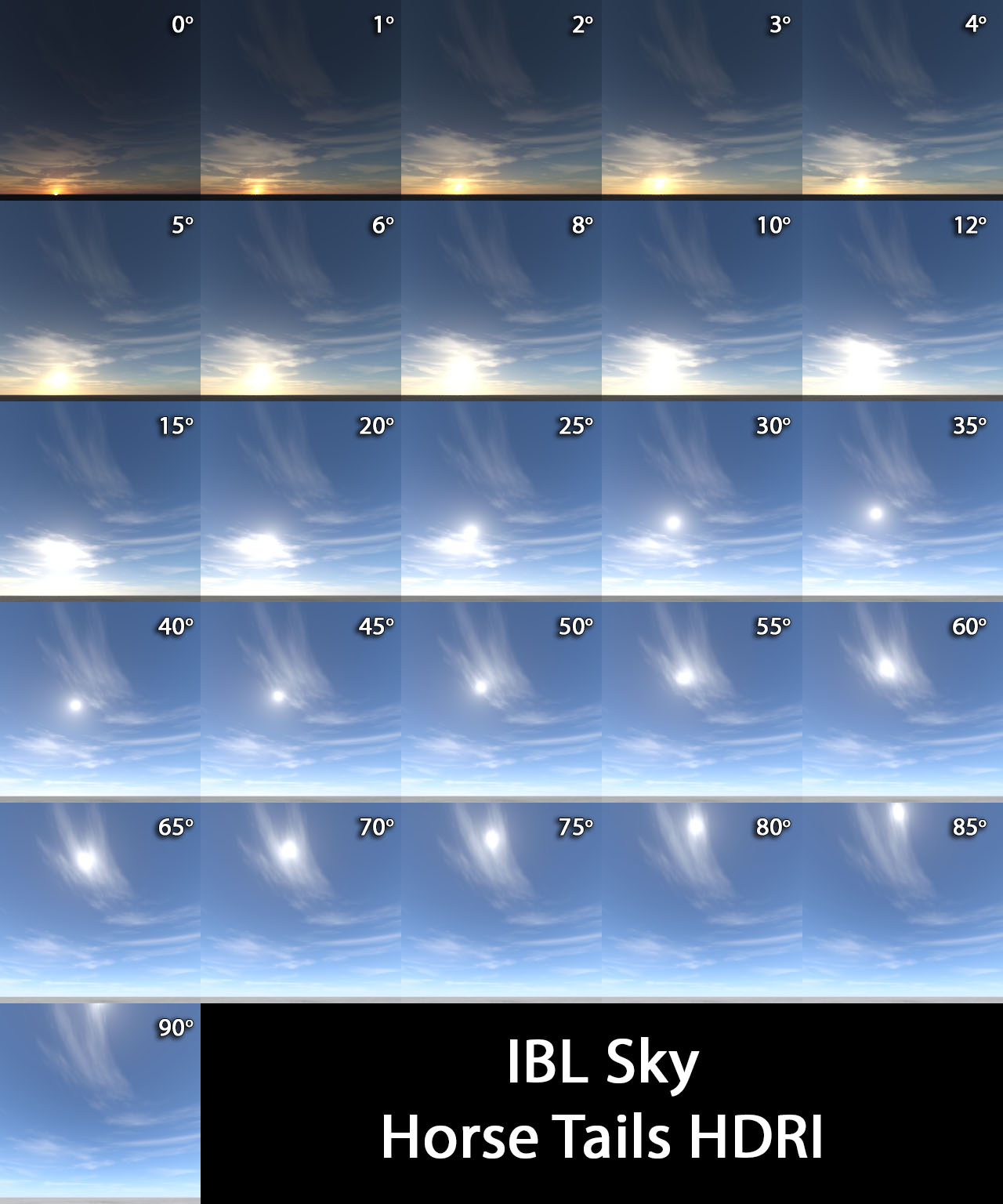 IBL Skies - Horse Tails IBL Skies - Horse Tails by: Denki Gaka, 3D Models by Daz 3D