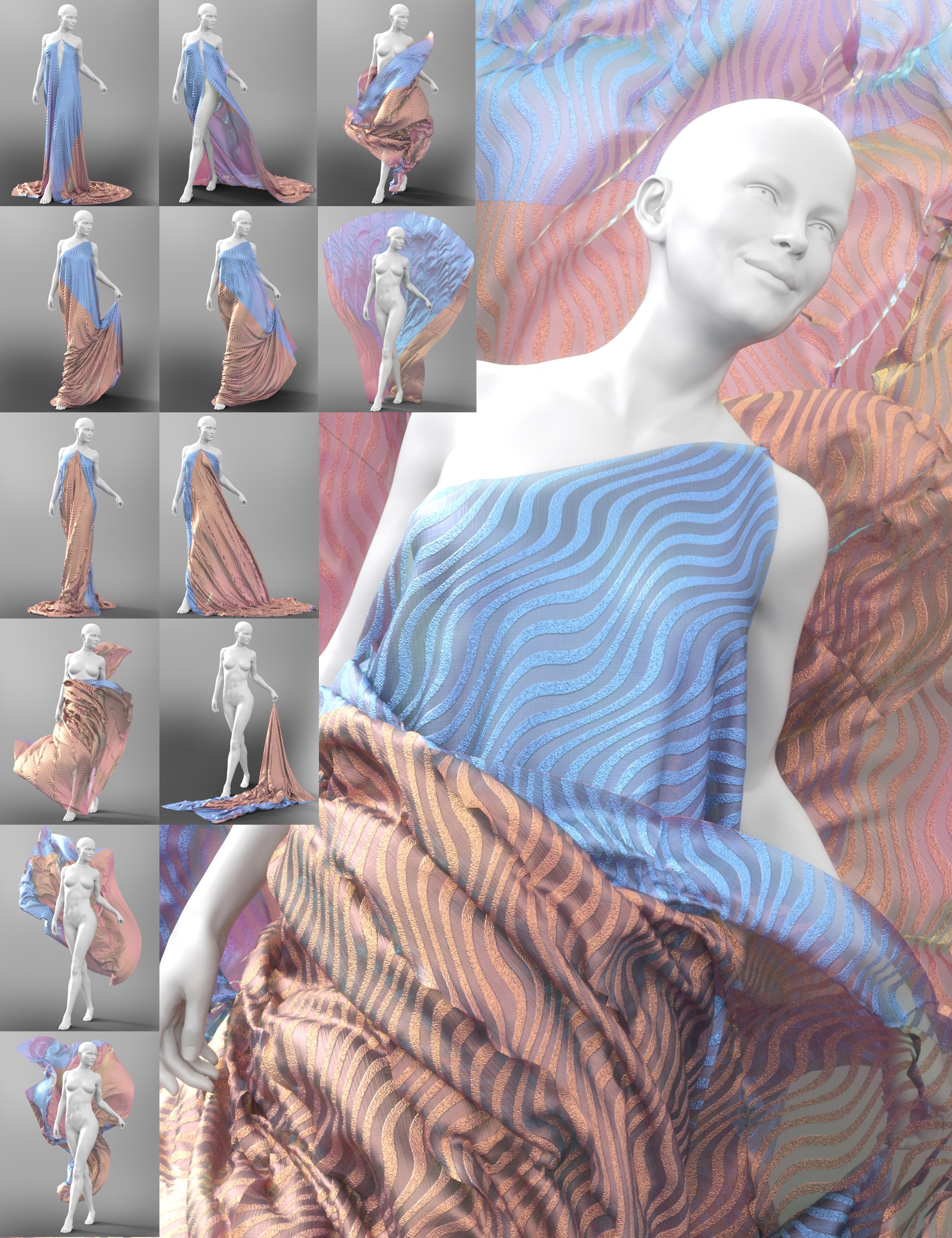 Dance of the Veils 2 for Victoria 8 Dance of the Veils 2 for Victoria 8 by: Jepe, 3D Models by Daz 3D
