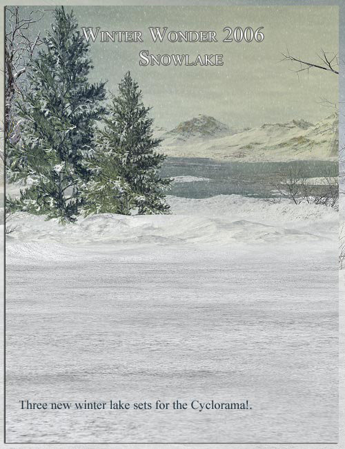 Winter Wonder 2006 -- Snow Lake by: LaurieS, 3D Models by Daz 3D