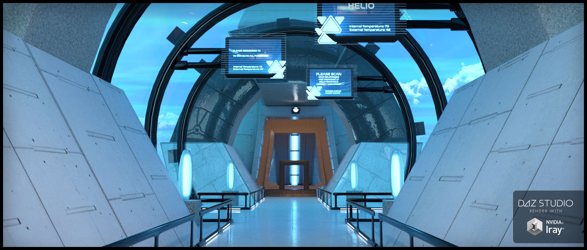 Entrance to Helio Entrance to Helio by: Studio360, 3D Models by Daz 3D