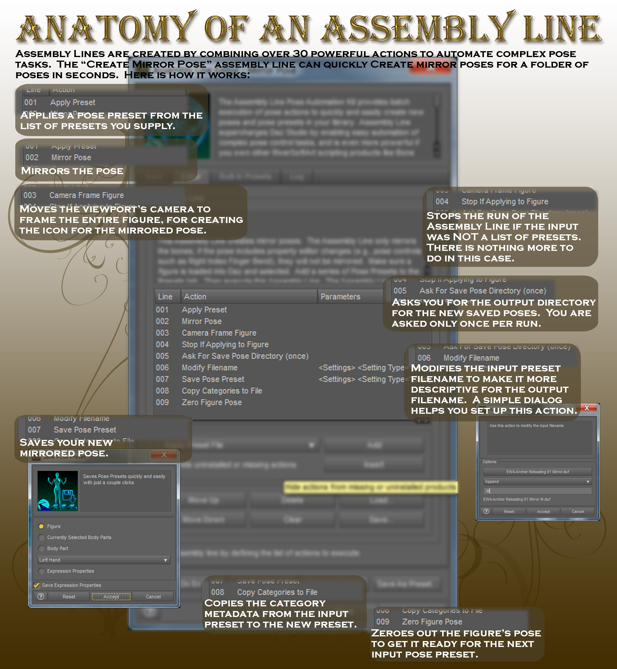 Assembly Line Pose Automation Kit by: RiverSoft Art, 3D Models by Daz 3D