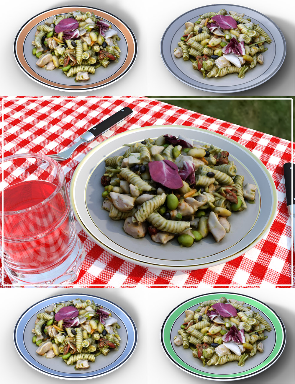 Delicious Dinner Props Delicious Dinner Props by: Oskarsson, 3D Models by Daz 3D