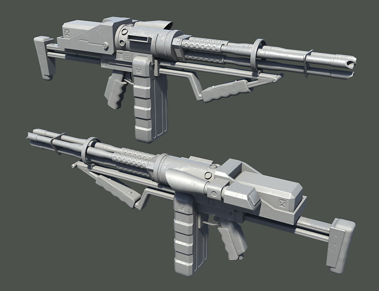 Vulcan Assault Rifle and Poses for Genesis 3 Male Vulcan Assault Rifle and Poses for Genesis 3 Male by: Sharktooth, 3D Models by Daz 3D