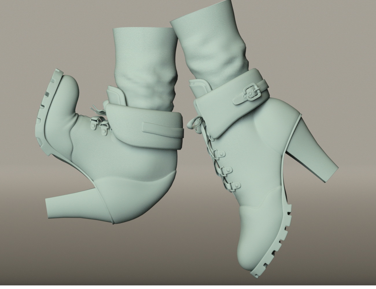 Off Road Boots for Genesis 8 Female(s) by: chungdan, 3D Models by Daz 3D