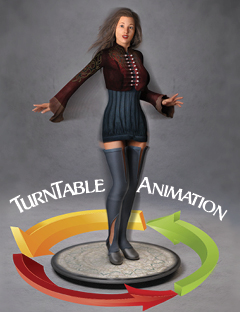 360 Rotating Turntable Animations by: Marshian, 3D Models by Daz 3D