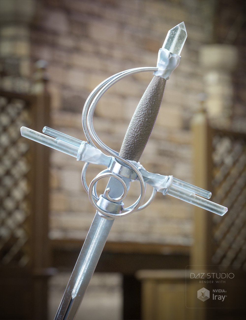Dueling Swords by: Valandar, 3D Models by Daz 3D