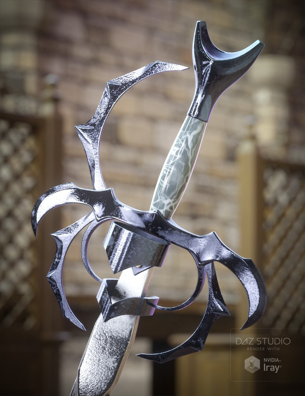 Dueling Swords by: Valandar, 3D Models by Daz 3D