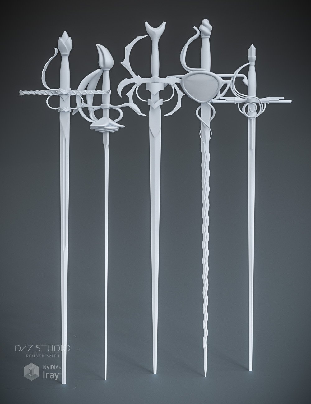 Dueling Swords | Daz 3D