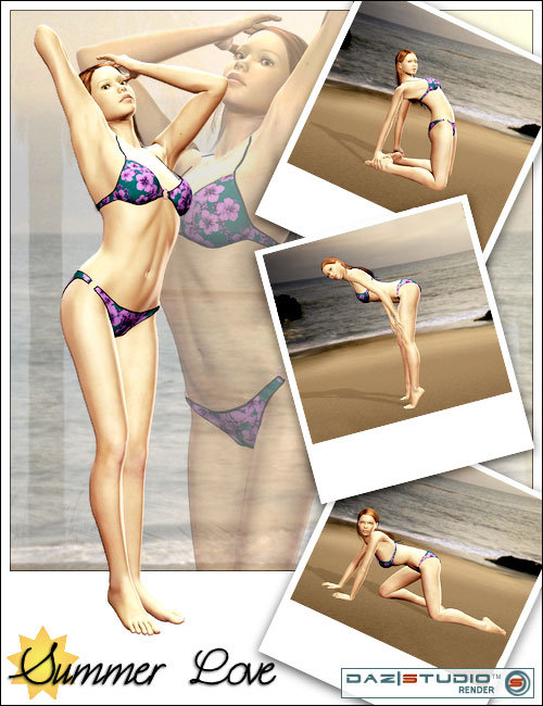 Summerlove Poses for Victoria 4 by: Jepe, 3D Models by Daz 3D