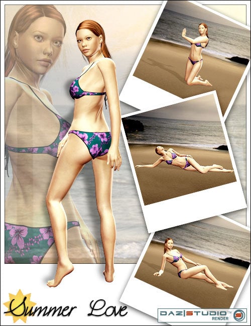 Summerlove Poses for Victoria 4 by: Jepe, 3D Models by Daz 3D