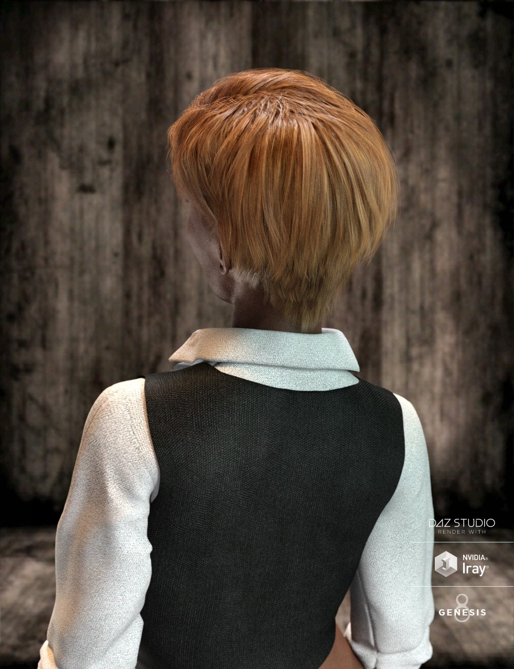 Pixie Pretty Hair for Genesis 8 Female(s) by: goldtassel, 3D Models by Daz 3D