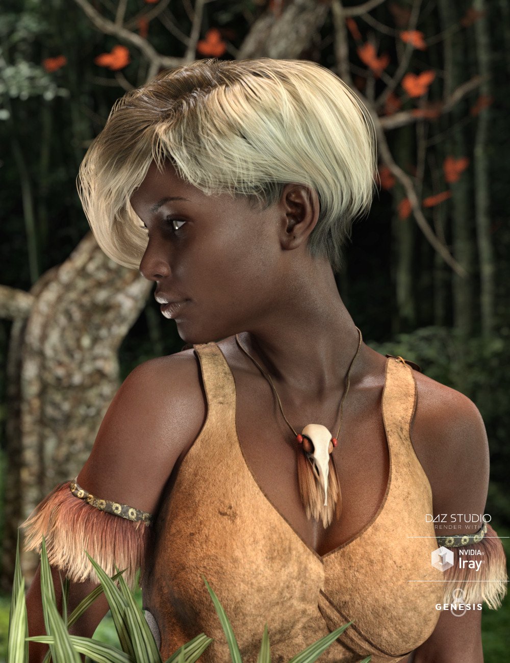 Pixie Pretty Hair for Genesis 8 Female(s) by: goldtassel, 3D Models by Daz 3D