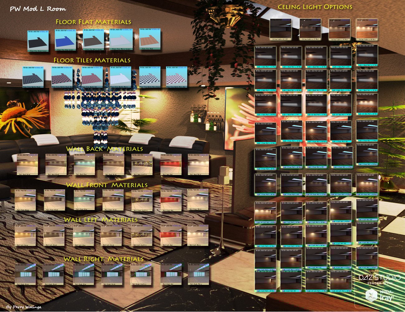 PW Mod Living Room PW Mod Living Room by: PW Productions, 3D Models by Daz 3D