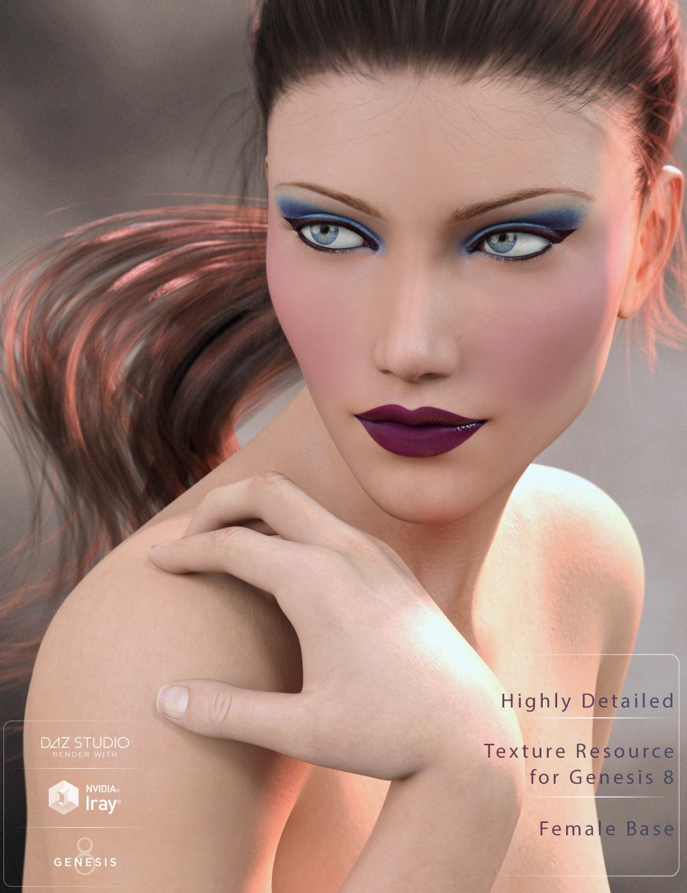 Genesis 8 Female Texture Merchant Resource- Light Skin by: Morris, 3D Models by Daz 3D