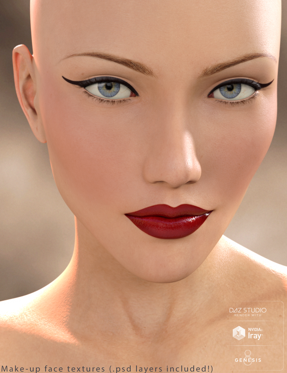 Genesis 8 Female Texture Merchant Resource- Light Skin by: Morris, 3D Models by Daz 3D