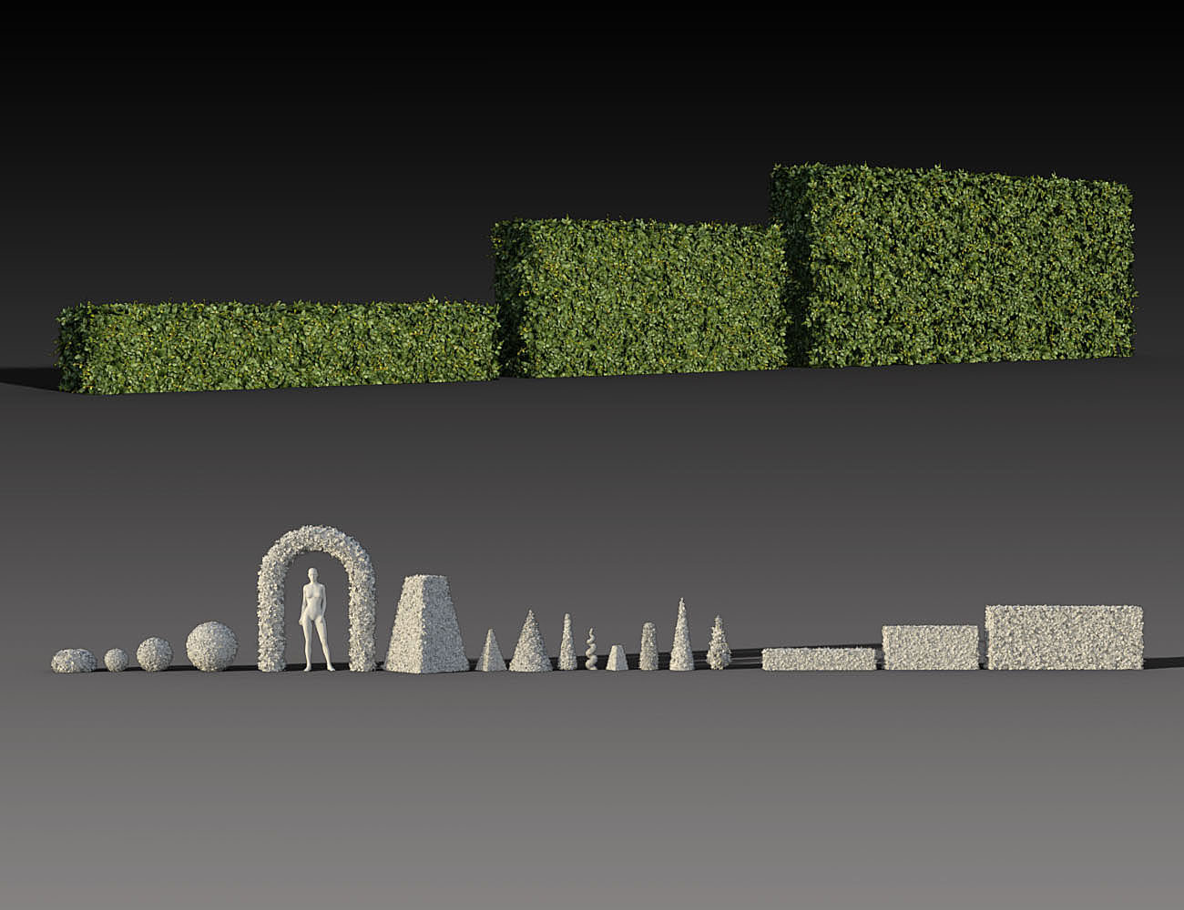 Topiary Pack Topiary Pack by: bitwelder, 3D Models by Daz 3D