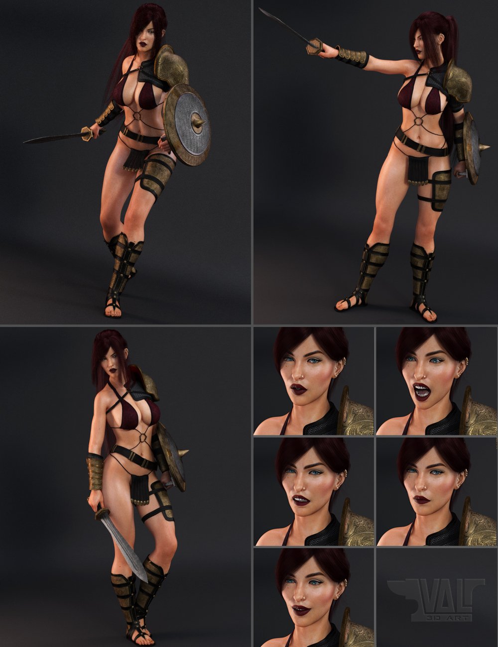 Kyra Fantasy Outfit for Genesis 8 Female(s) by: Val3dart, 3D Models by Daz 3D