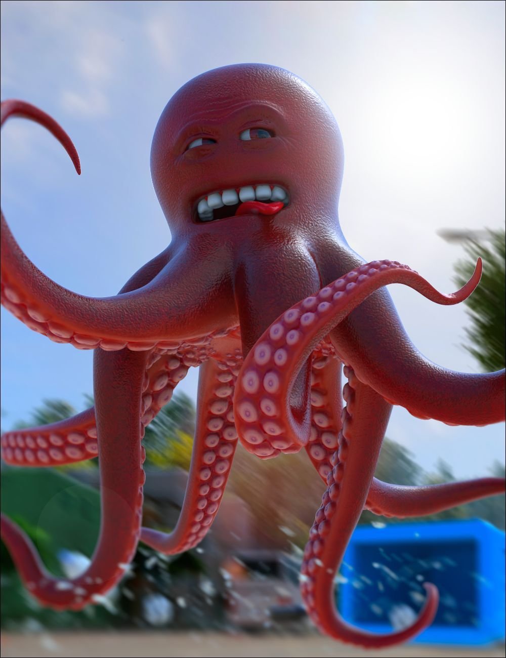 OTTO - The Mad Octopus by: Mechasar, 3D Models by Daz 3D