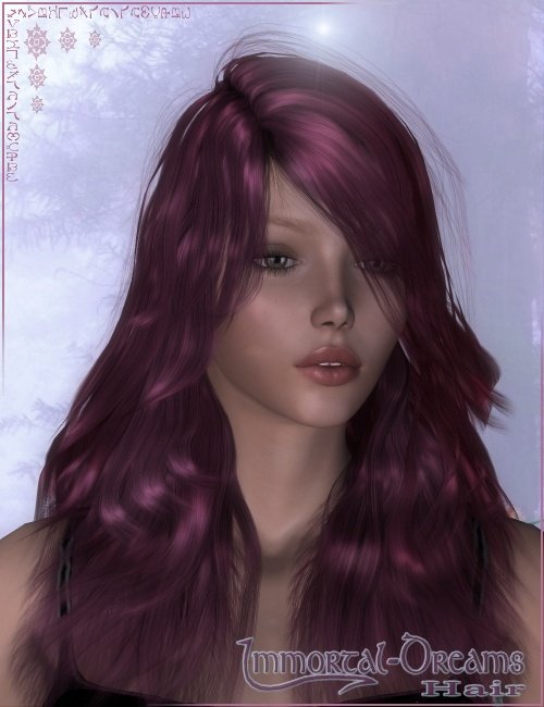 Immortal Dream Hair by: Magix 101, 3D Models by Daz 3D
