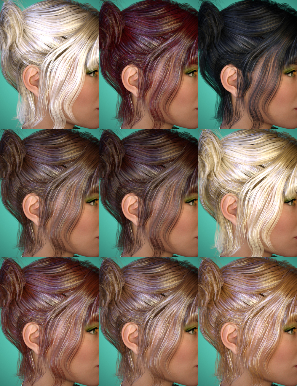 Colors for Pony Knots Colors for Pony Knots by: goldtassel, 3D Models by Daz 3D