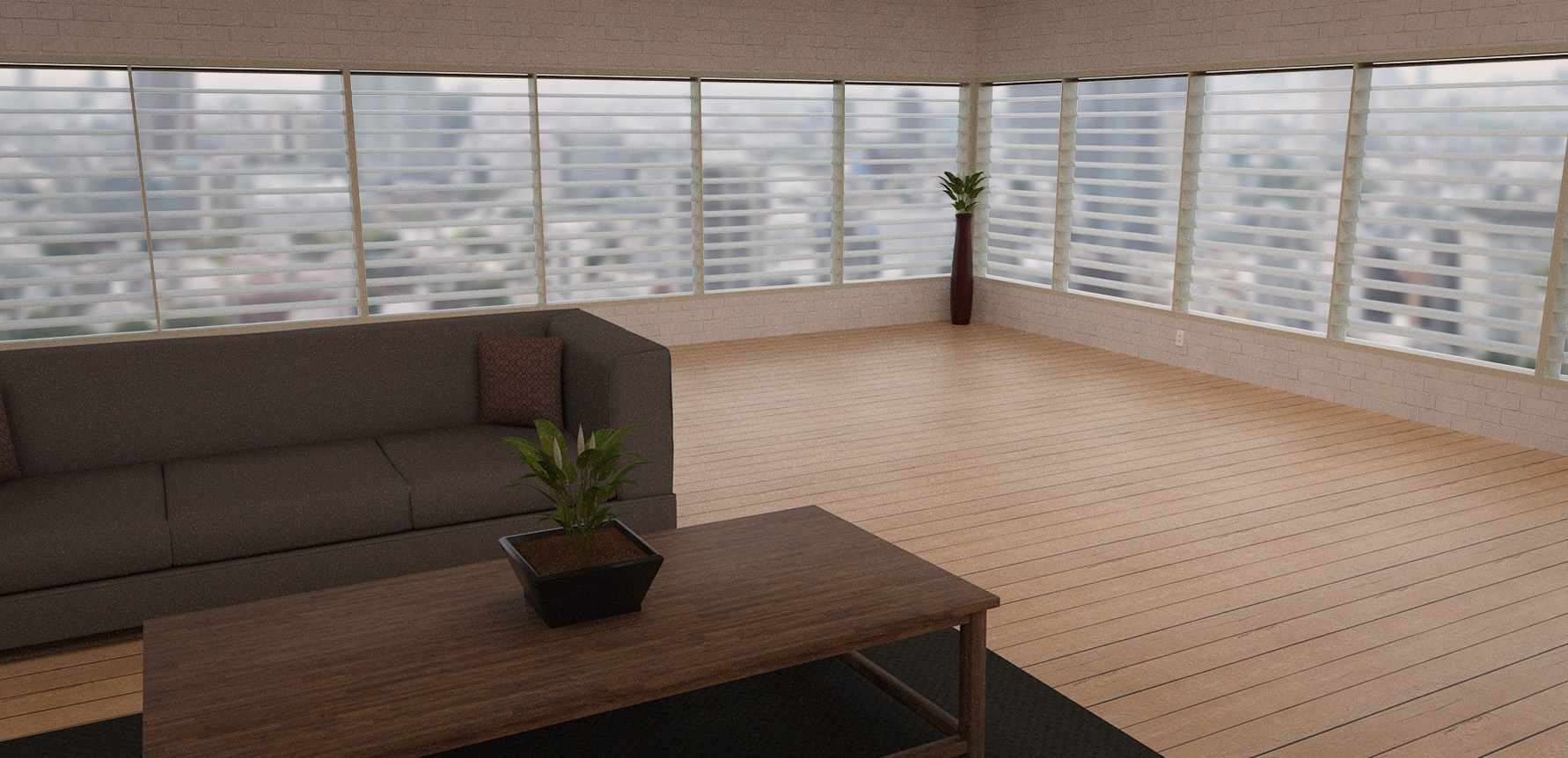 Loft Interior Living Room by: , 3D Models by Daz 3D