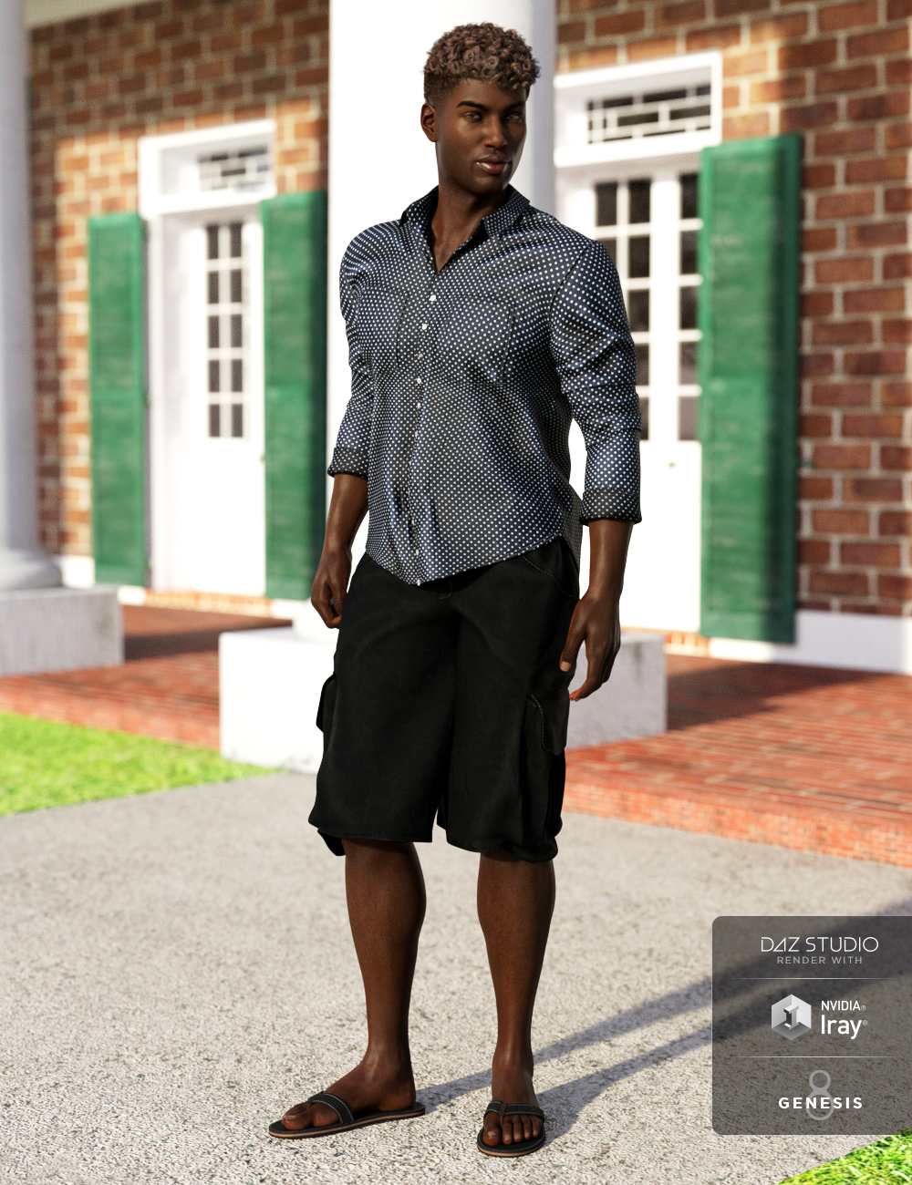 Boardwalk Casual Outfit Textures by: -Yannek-, 3D Models by Daz 3D