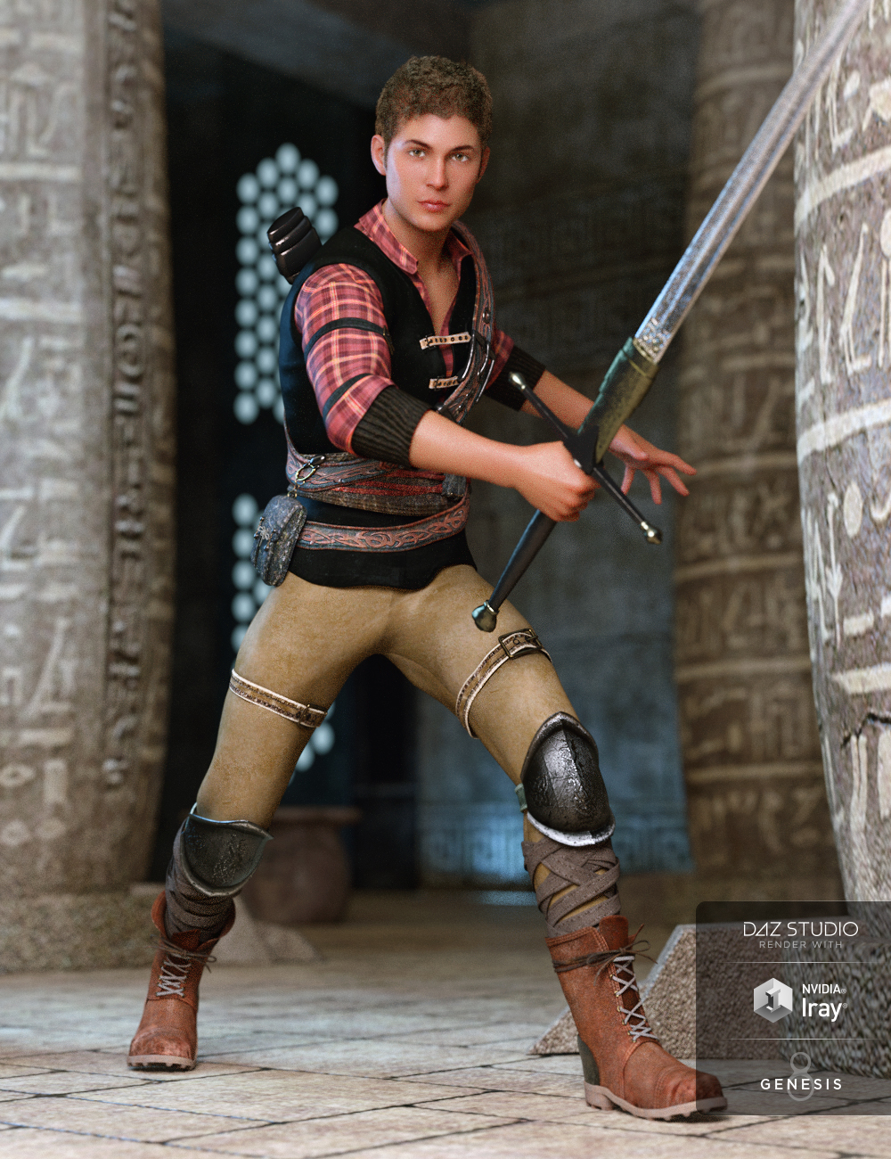 Time Rogue Outfit for Genesis 8 Male(s)