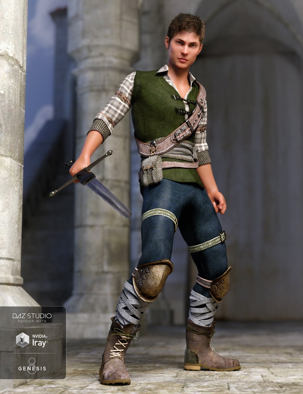 Time Rogue Outfit Textures by: Shox-Design, 3D Models by Daz 3D
