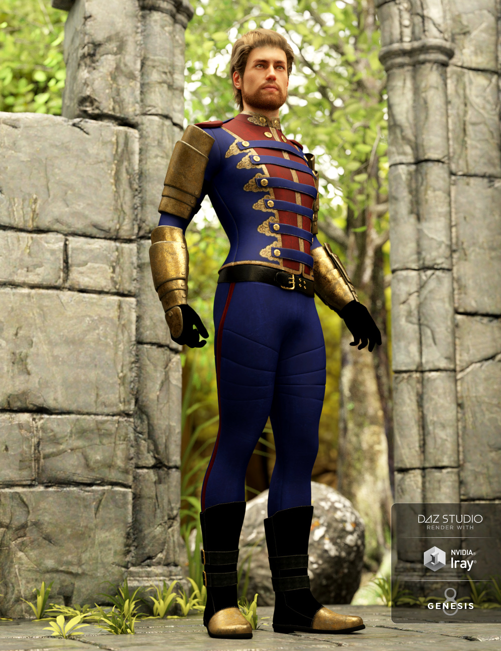 Time Soldier Outfit Textures by: Anna Benjamin, 3D Models by Daz 3D