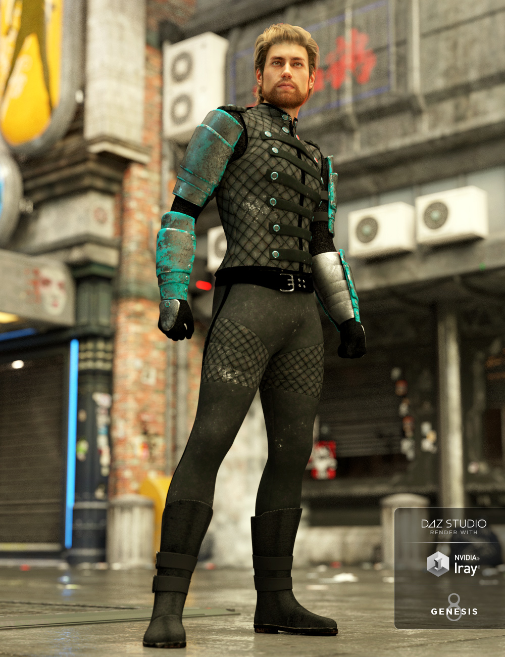 Time Soldier Outfit Textures by: Anna Benjamin, 3D Models by Daz 3D