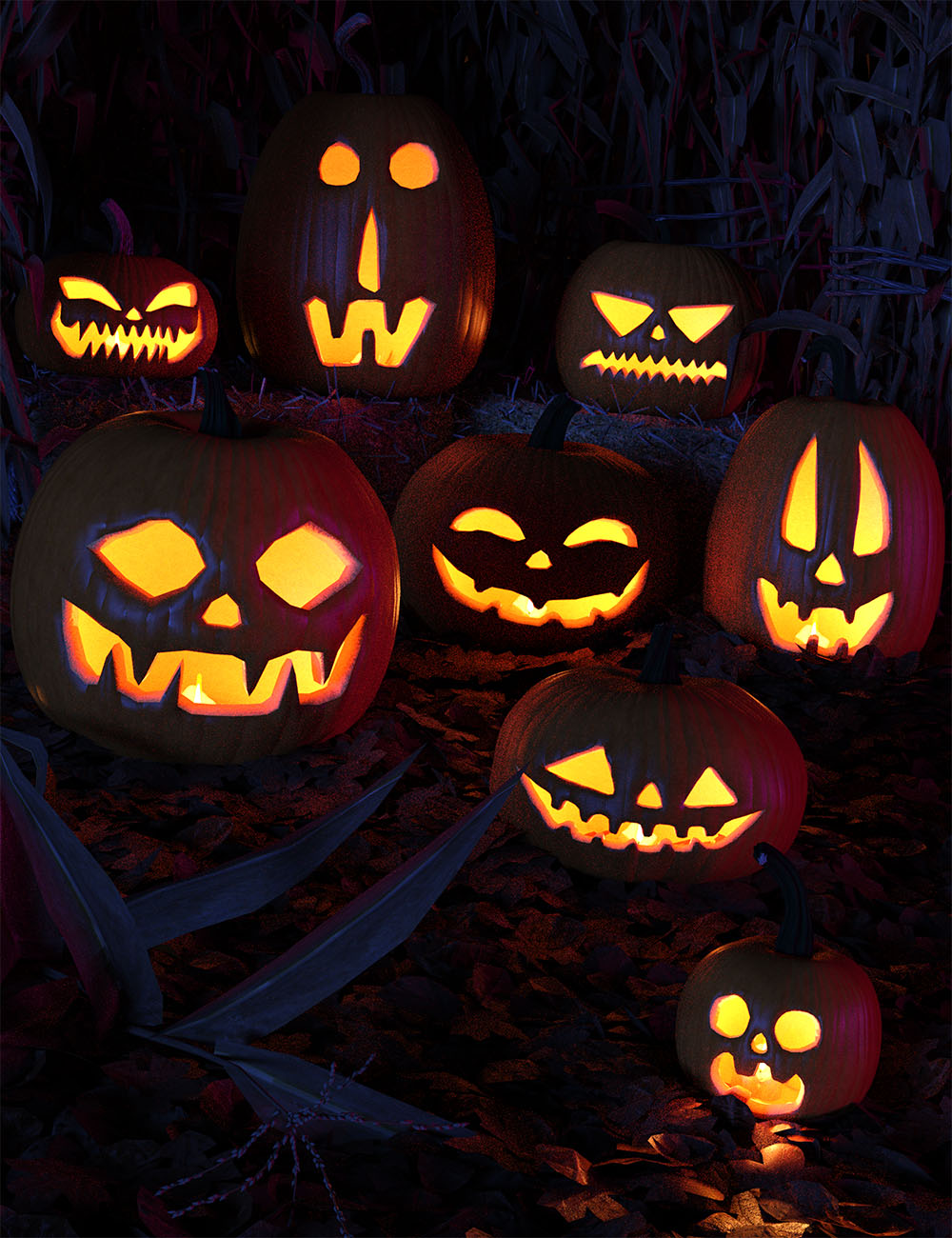 Halloween Jack O Lanterns | Daz 3D