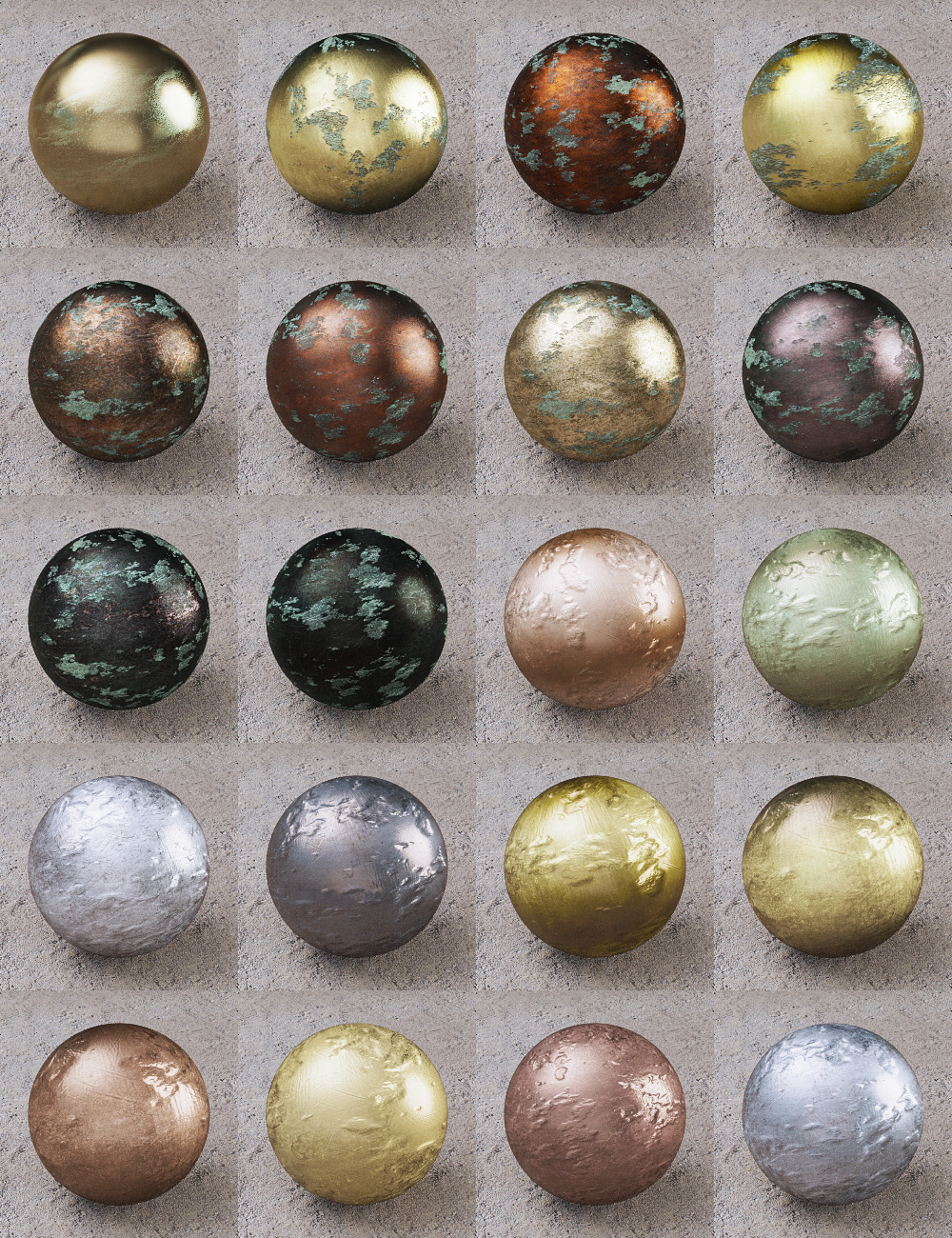 Old Metal Iray Shaders by: JGreenlees, 3D Models by Daz 3D