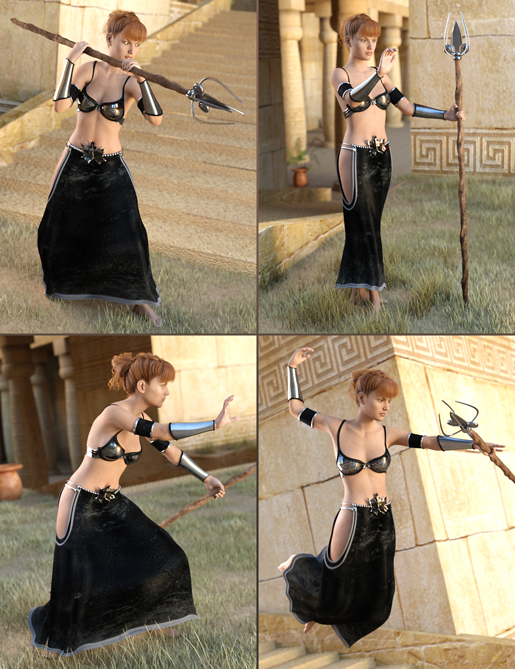 Mystical Mage Poses Mystical Mage Poses by: , 3D Models by Daz 3D