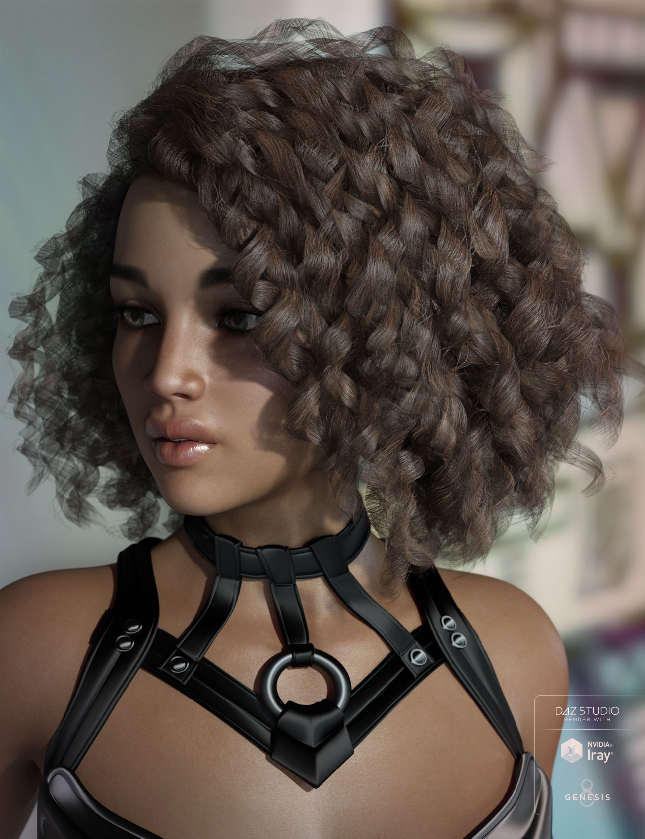 Tempest Hair for Genesis 3 & 8 Female(s) by: AprilYSH, 3D Models by Daz 3D