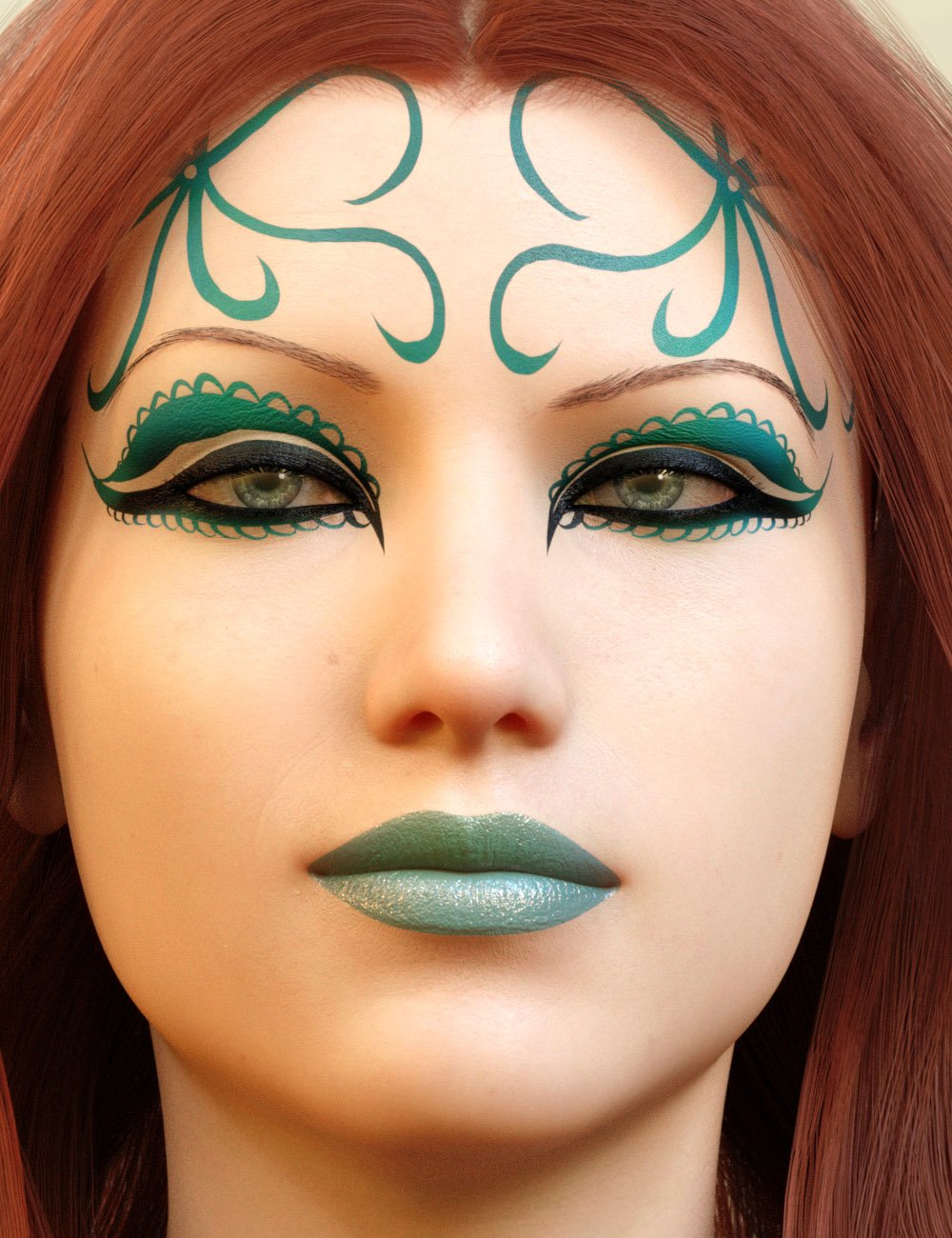 Ultimate Make-Up: Fantasy for Genesis 8 Female by: PhilW, 3D Models by Daz 3D