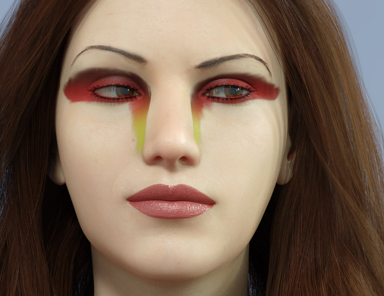 Ultimate Make-Up: Tribal for Genesis 8 Female by: PhilW, 3D Models by Daz 3D
