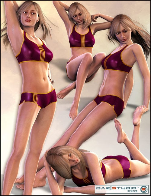 Ambrosia - Poses for V4 by: Firebirdz, 3D Models by Daz 3D