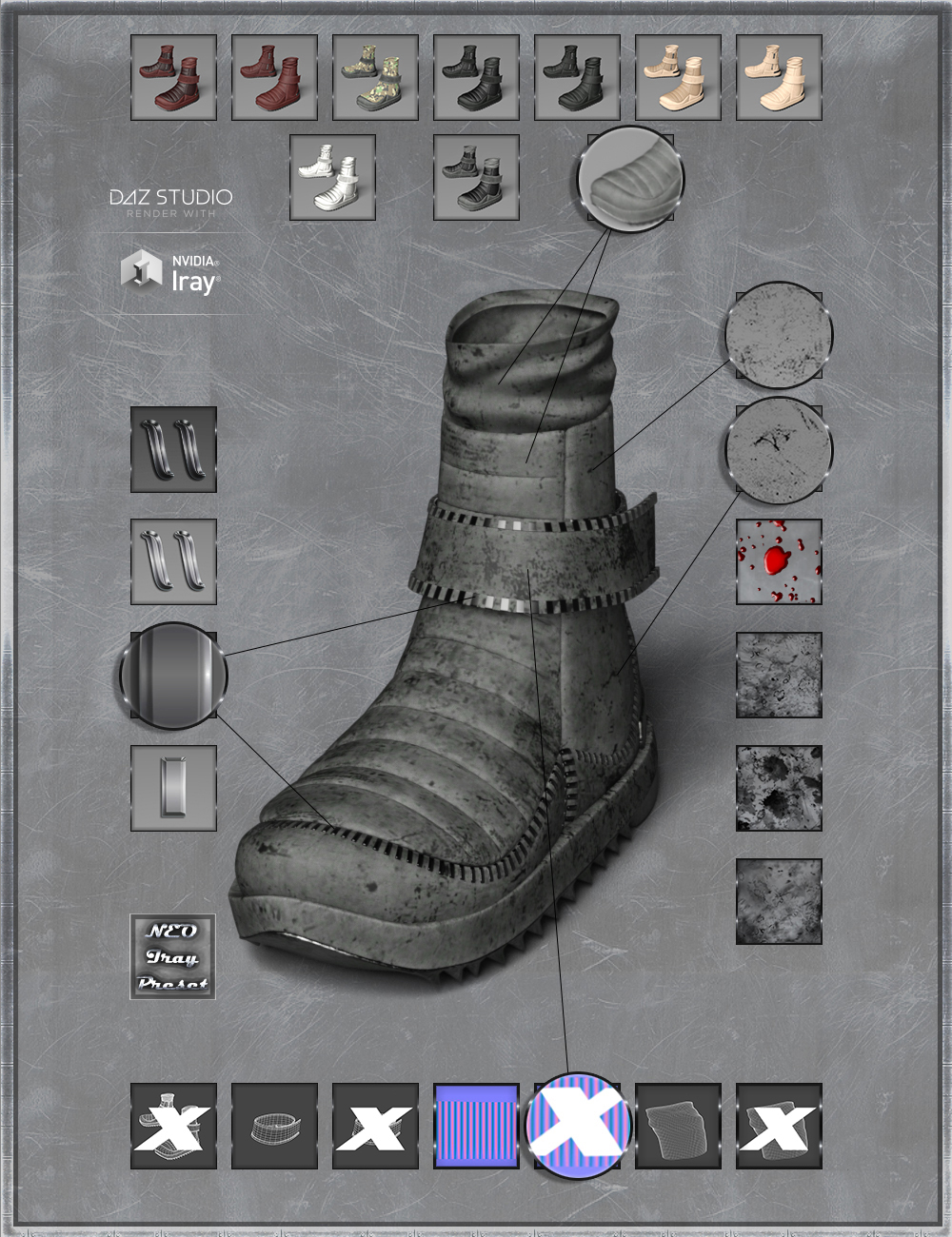 NEO High Boots and High Top Sneaker for Genesis 8 Male(s) NEO High Boots and High Top Sneaker for Genesis 8 Male(s) by: FUNtasi, 3D Models by Daz 3D