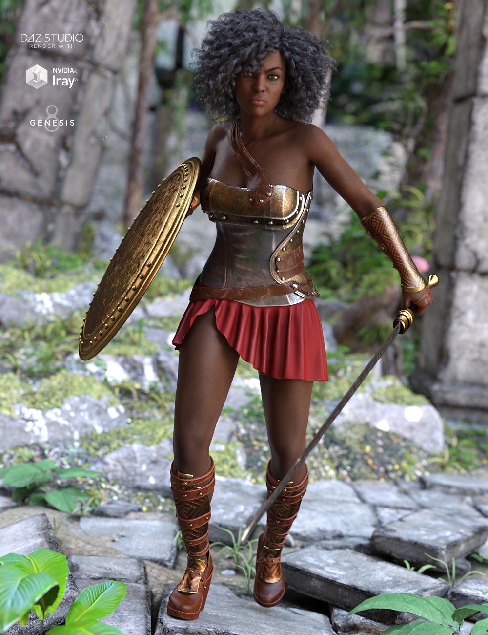 Goddess Minerva Outfit for Genesis 8 Female(s) by: Barbara BrundonMely3D, 3D Models by Daz 3D