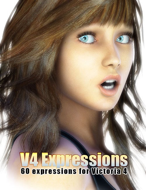 V4 Expressions by: joelegecko, 3D Models by Daz 3D