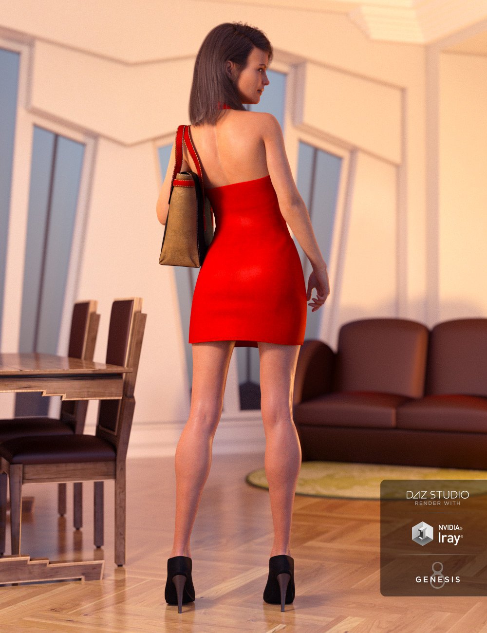 Blazer Dress with Tote Bag for Genesis 8 Female(s) Blazer Dress with Tote Bag for Genesis 8 Female(s) by: Mada, 3D Models by Daz 3D
