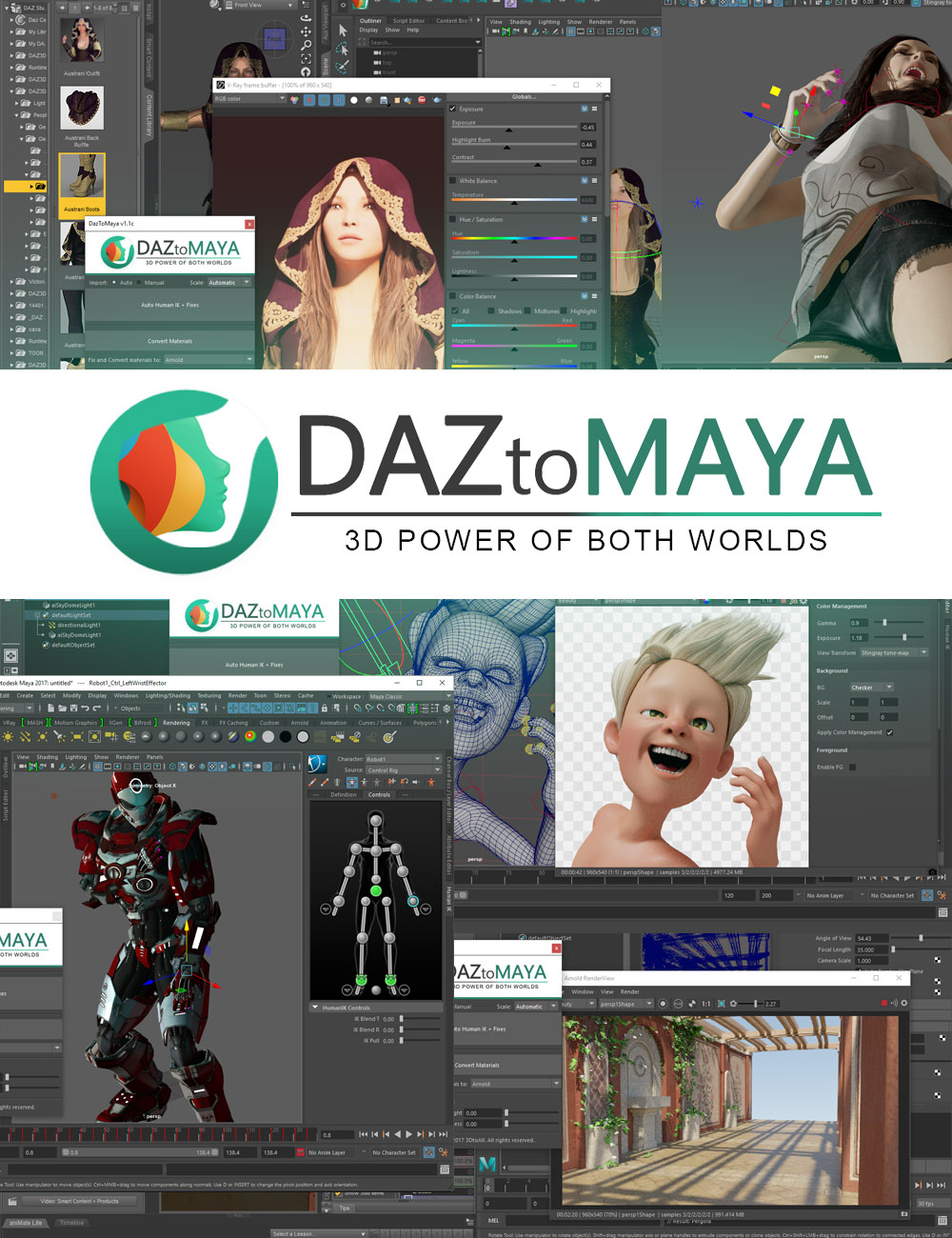 Daz to Maya [Documentation Center]