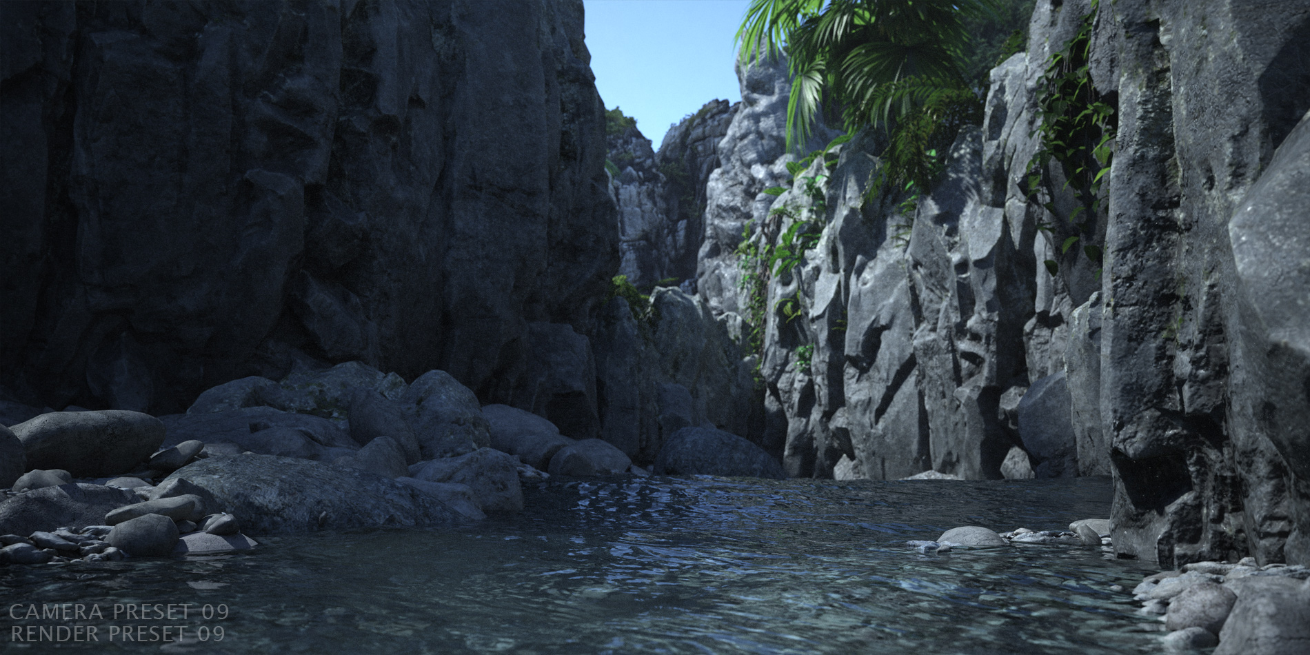Misty River Gorge by: Stonemason, 3D Models by Daz 3D